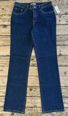 I.e. Women’s Dark Blue Denim Relaxed Jeans Size 6 NWT